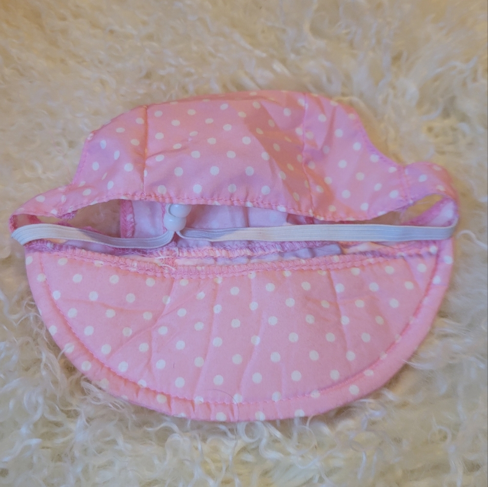 π Simply Dog Pink Puffer Vest Jacket Hat Accessory Breeds Lace Bow Velcro Easy - Picture 4 of 8